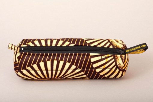 Grande trousse écolier en tissu africain – Image 2