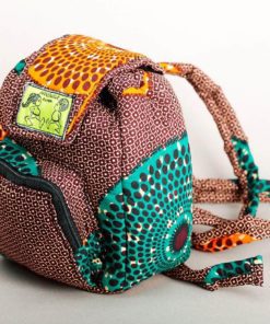 Sac à dos en tissu africain wax