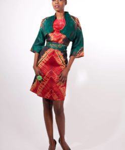 Robes en tissu Bazin teint à la main