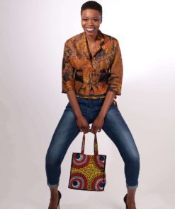 Sac en tissu africain wax