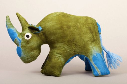 Rhinocéros en tissu africain : Dodu – Image 3