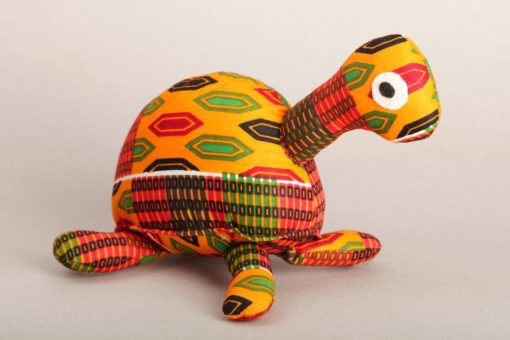 Tortue en tissu africain : Betty – Image 2