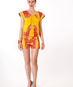 Ensemble "M.moi Fez" en bazin africain
