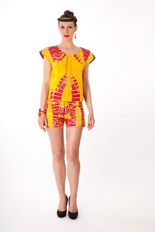 Ensemble "M.moi Fez" en bazin africain