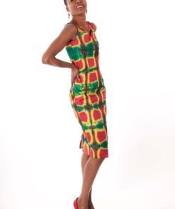 Robes en tissu Bazin teint à la main