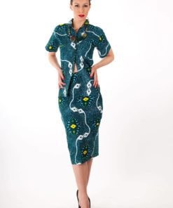 Chemise africaine "Awa" en wax