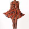 Robes en tissu Bazin teint à la main
