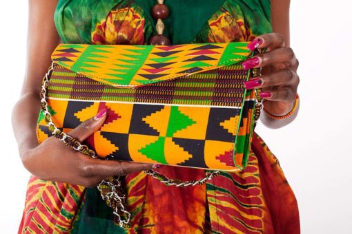 Sac à main en tissu africain "Delphine" – Image 4