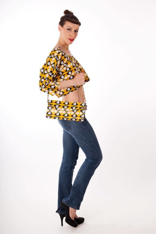 Top en tissu africain "B.B." – Image 3