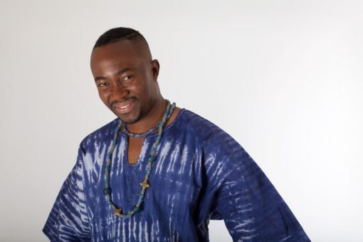 Boubou "Ebalé" tunique en tissu africain calicot – Image 3
