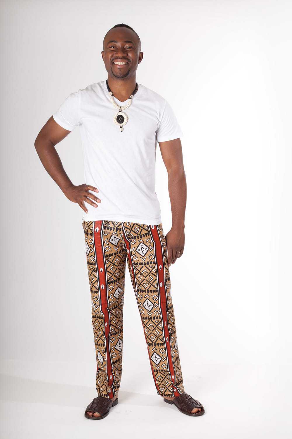 Pantalon africain homme en wax