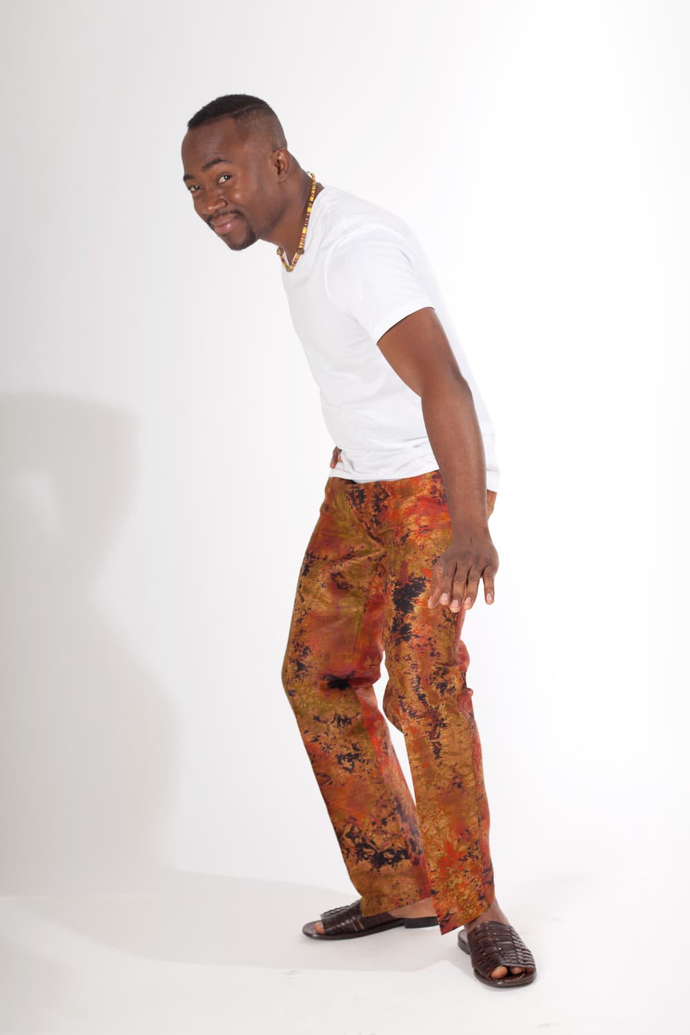 Pantalon africain homme en bazin