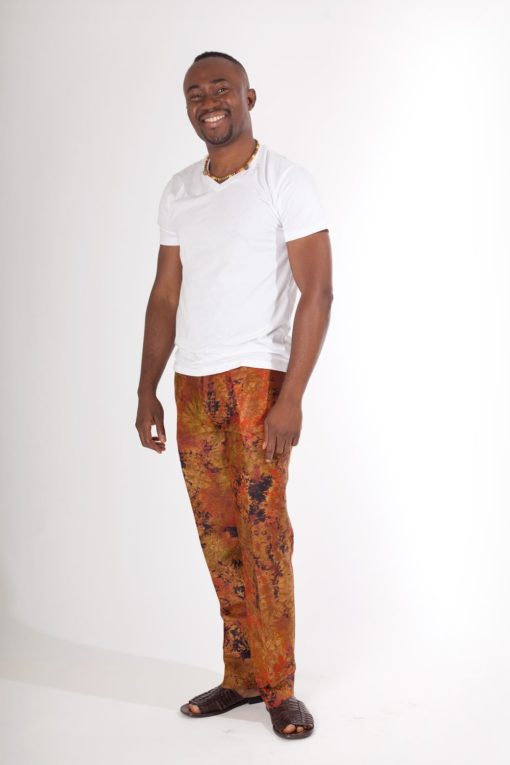 Pantalon africain homme en bazin – Image 3
