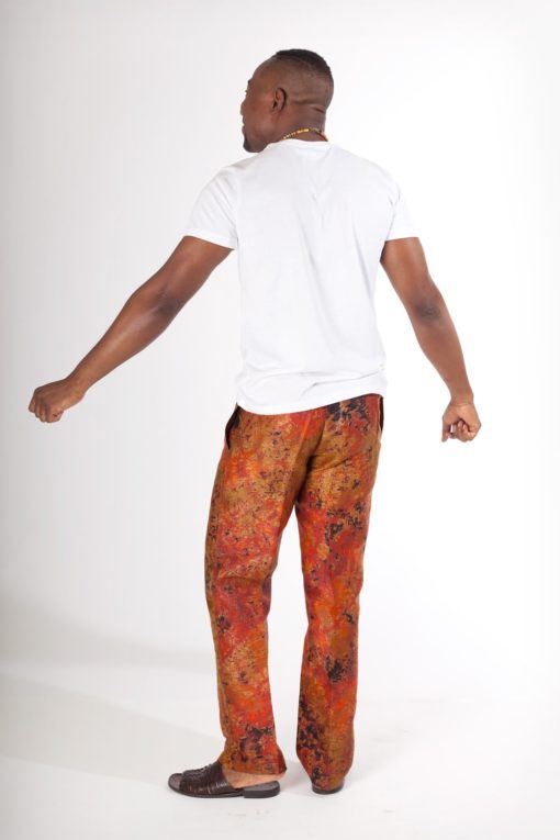 Pantalon africain homme en bazin – Image 4