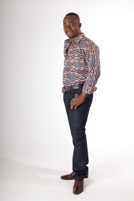 Chemise Africaine homme en wax