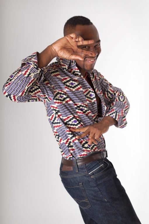 Chemise Africaine homme en wax – Image 3