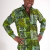 Chemise Homme batik Ghana