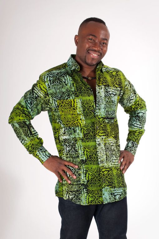 Chemise Homme batik Ghana