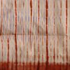 Tissu africain en bazin gris clair, ivoire et brun, motifs étoffe