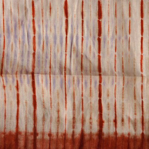 Tissu africain en bazin gris clair, ivoire et brun, motifs étoffe