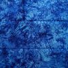 Tissu africain calicot bleu ciel et bleu, motifs brume