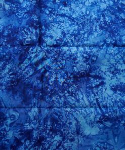 Tissu africain calicot bleu ciel et bleu, motifs brume