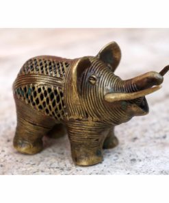 Éléphant d'Afrique en bronze