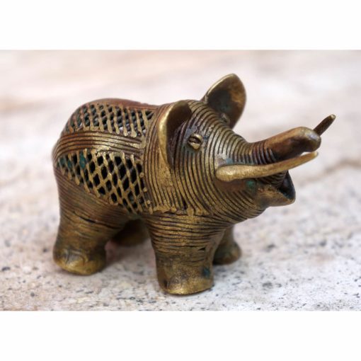 Éléphant d'Afrique en bronze