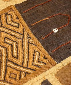 Raphia Kuba avec cauris (44cm X 145cm)