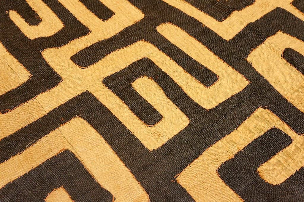 Raphia du Zaïre labyrinthe (55cm X 195cm) - Africouleur