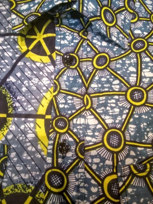 Chemise Africaine homme en wax – Image 8