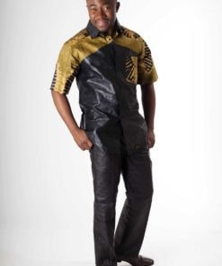 Chemise Africaine homme en bazin