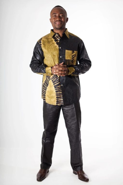 Chemise africaine homme en tissu africain : Koffi