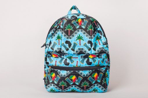 Sac à dos en tissu africain wax : Wasy – Image 2