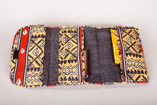 Protège-carnet de santé en tissu africain – Image 2