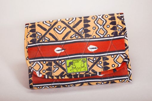 Protège-carnet de santé en tissu africain