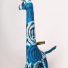 Girafe en tissu africain : Zazou