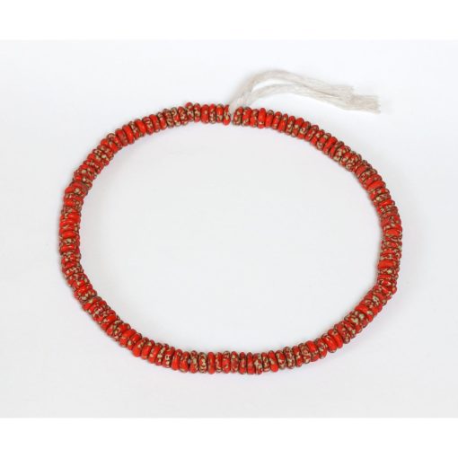 Perles  en pâte de verre recyclées "plateau" multicolores – Image 2