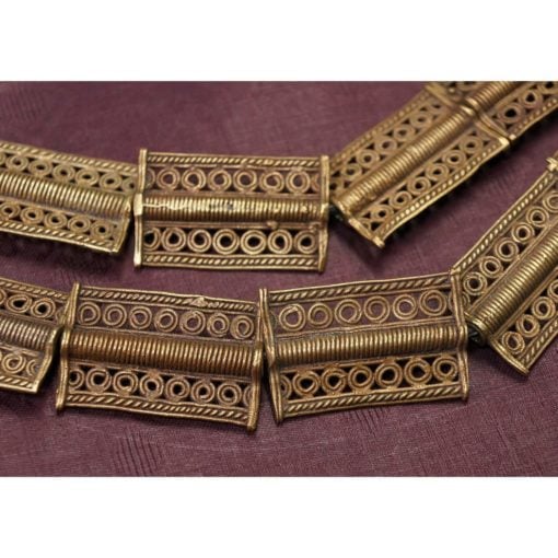 Perles africaines de bronze " peuple Akan "