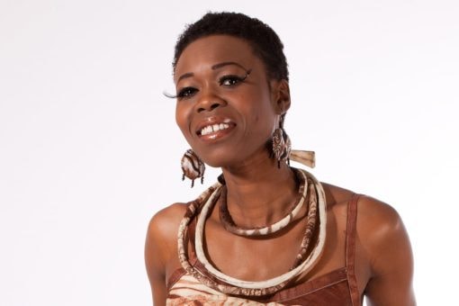 Boucles d'oreilles en tissu africain : talisman
