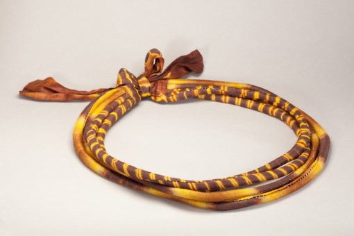 Collier ou ceinture talisman en tissu africain basin ou wax – Image 4