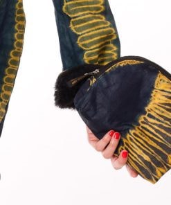 Pochette en tissu africain bazin