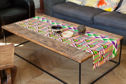 Chemin de table tissu africain wax – Image 2