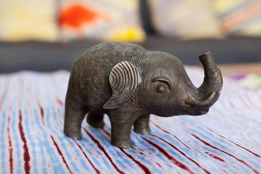 Éléphant d'Afrique en bronze – Image 4