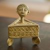 Boite africaine en bronze du ghana