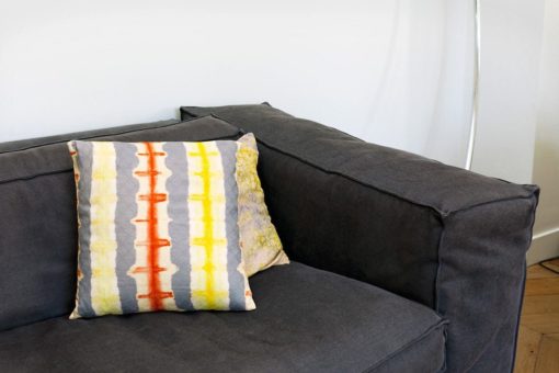 Housse de coussin en tissu africain bazin – Image 6