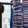 Rideau à œillets en tissu africain