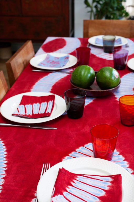 Nappe en tissu africain bazin teint à la main – Image 3