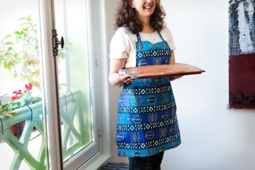 Tablier de cuisine africain en wax