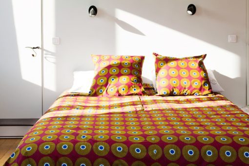 Housse de couette en tissu africain wax